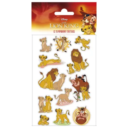 Disney The Lion King Zabaven komplet 12 kosov tetovaž fotografija izdelka