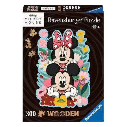 Disney WOODEN Jigsaw Puzzle Mickey & Minnie (300 kosov) fotografija izdelka