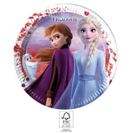 Disney Frozen II Papirnati krožniki 8 kos 23 cm FSC fotografija izdelka