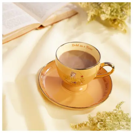 Disney Princess Belle skodelica za čaj + krožniček 207 ml fotografija izdelka