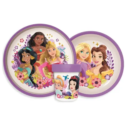 Disney Princess Courageous Heart nedrseči set namiznega pribora, Micro Plastic Set fotografija izdelka