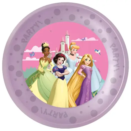 Disney Princess Create Your World micro premium plastični krožnik 4 delni set 21 cm fotografija izdelka
