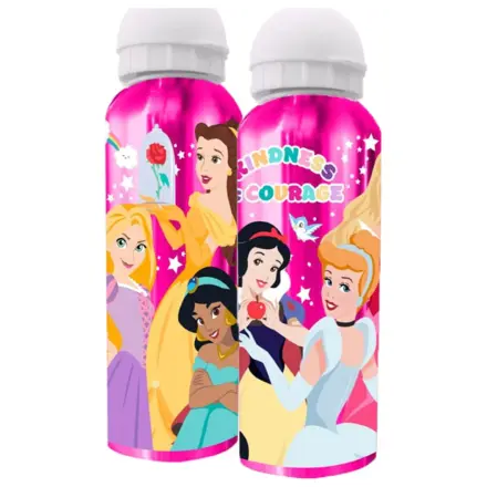 Disney Princesses Kindness aluminijasta steklenička za vodo s pokrovčkom za pitje 500ml fotografija izdelka