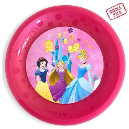 Disney Princess Live Your Story mikro premium plastični plitvi krožnik, 4-delni set, 21 cm fotografija izdelka