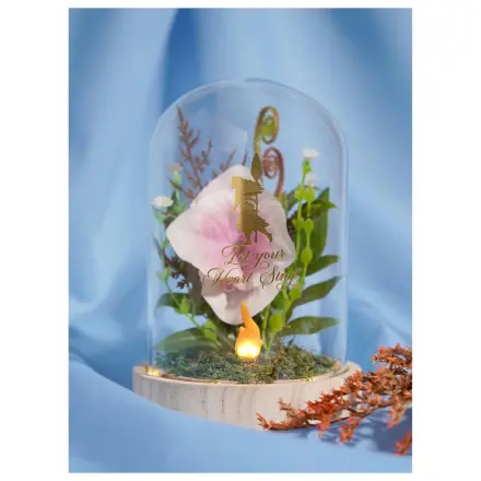 Disney Princess Moana cvetlična Cloche z neonsko lučko fotografija izdelka