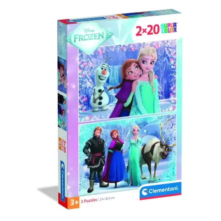 Disney Frozen 2 sestavljanka 2x20 kosov termékfotója