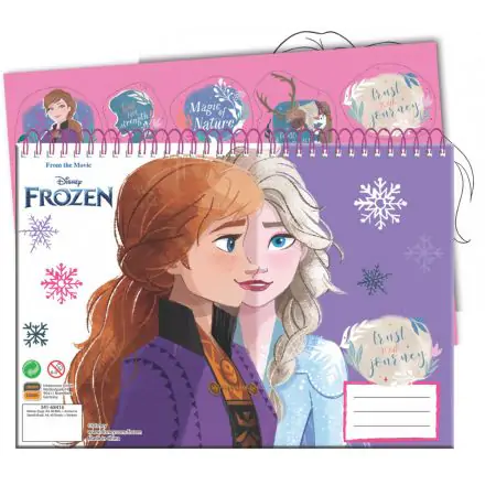 Disney Frozen A4 Spiralni skicirni blok 40 listov z nalepkami fotografija izdelka