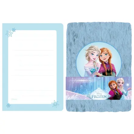 Disney Frozen A5 plišasti zvezek fotografija izdelka