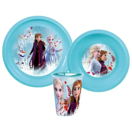 Disney Frozen Blue Forest jedilni set, plastični set fotografija izdelka