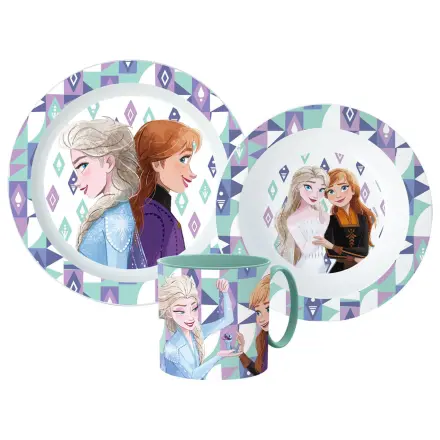 Disney Frozen Ice Magic jedilni set, mikro plastični set s skodelico 265 ml fotografija izdelka