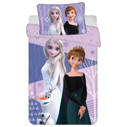 Disney Frozen vijolična otroška, predšolska prevleka za odejo fotografija izdelka