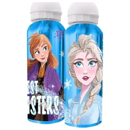 Disney Frozen Sisters aluminijasta steklenica za vodo s pokrovčkom za pitje 500 ml fotografija izdelka