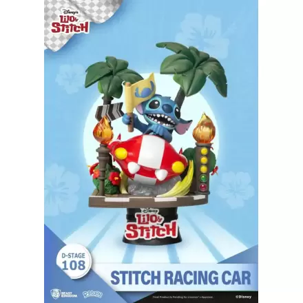 Disney: Lilo & Stitch - Stitch Dirkalni Avto PVC Diorama termékfotója