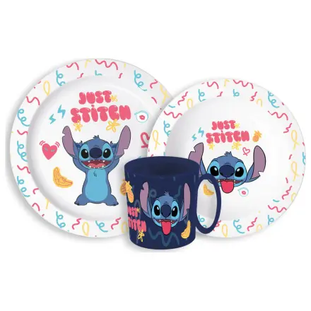 Disney Lilo & Stitch Palms Set za večerjo, mikro plastični set s skodelico fotografija izdelka