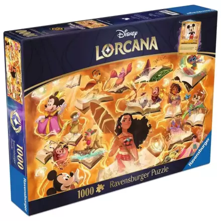 Disney Lorcana Jigsaw Puzzle Glimmers of the Realm: Amber (1000 kosov) fotografija izdelka