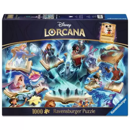 Disney Lorcana Jigsaw Puzzle Glimmers of the Realm: Sapphire (1000 kosov) fotografija izdelka