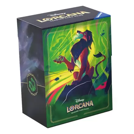 Disney Lorcana TCG Škatla za shranjevanje kart Scar fotografija izdelka