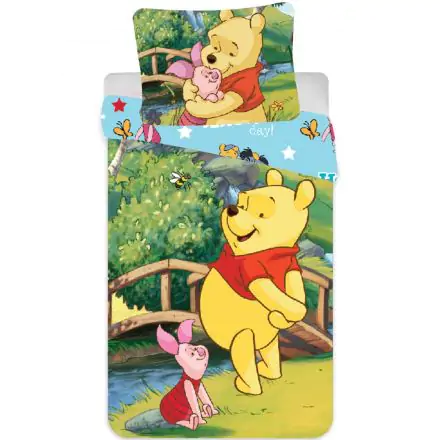 Disney Winnie the Pooh Otroška prevleka za odejo 90x140 cm, 40x55 cm fotografija izdelka