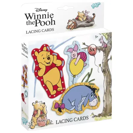 Disney Winnie the Pooh Happy Lacing Cards 5 kosov fotografija izdelka