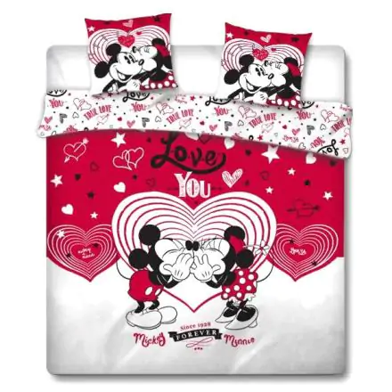 Disney Mickey and Minnie Love prevleka za posteljnino 135cm fotografija izdelka