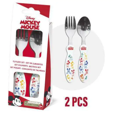 Disney Mickey kovinski jedilni pribor - 2 kosa fotografija izdelka