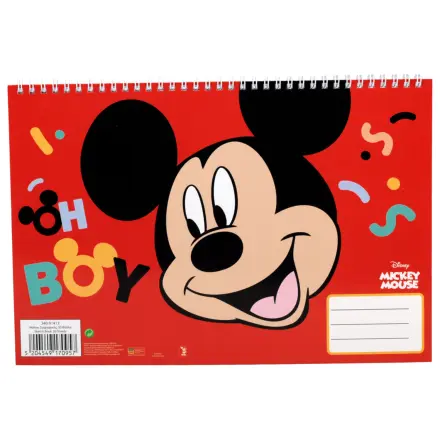 Disney Mickey Oh Boy A4 spiralna skicirka, 30 listov fotografija izdelka