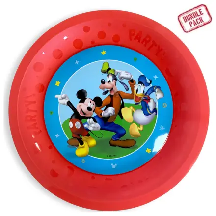 Disney Mickey Rock the House micro premium plastični pladenj, 4-delni set 21 cm fotografija izdelka