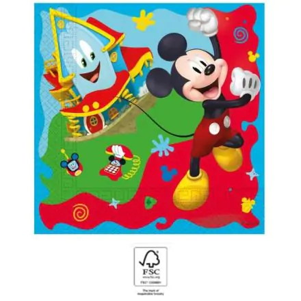 Disney Mickey Rock the House serviete 20 kosov 33x33 cm FSC fotografija izdelka