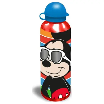 Disney Mickey Sun aluminijasta steklenica za pitje s pokrovčkom 500 ml fotografija izdelka