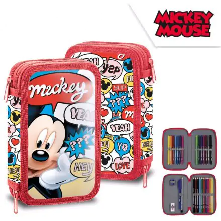 Disney Mickey Mouse napolnjena dvonadstropna peresnica fotografija izdelka
