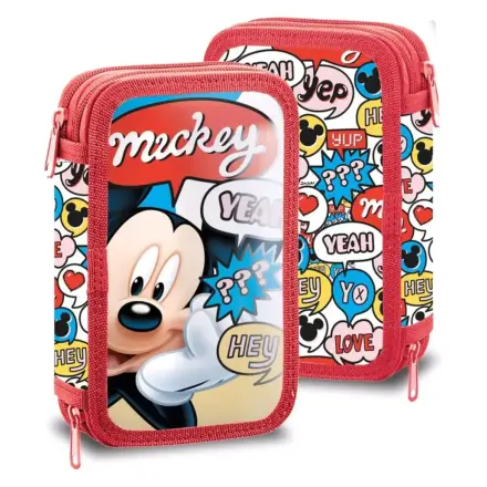 Disney Mickey Mouse napolnjena dvonadstropna peresnica fotografija izdelka
