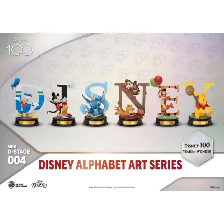 Disney Mini Diorama scenske Kipi 6-paket 100 Years of Wonder-Disney Alphabet Art 10 cm fotografija izdelka