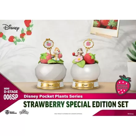 Disney Mini Diorama Stage Figurice Pocket Plants Series Strawberry Special Edition Set 12 cm fotografija izdelka