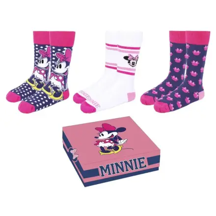 Disney Nogavice 3-Pack Minnie Mouse 36-41 fotografija izdelka