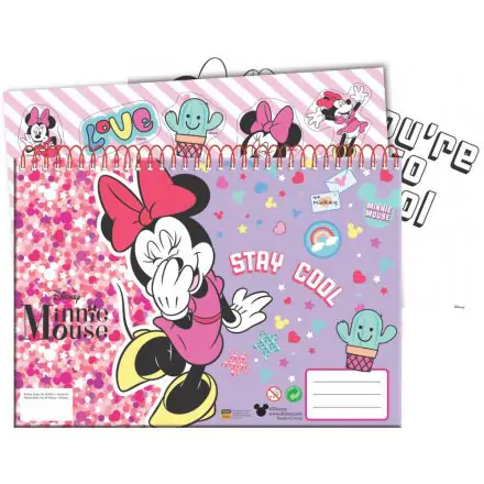 Disney Minnie A4 Spiralna Skicirka 40 listov z nalepkami fotografija izdelka