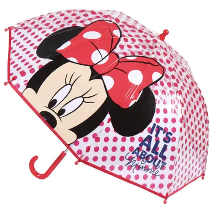 Disney Minnie Dots otroški prozoren dežnik Ø71 cm fotografija izdelka