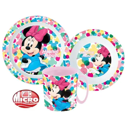 Disney Minnie Feel Good Set namizne posode, Micro Plastic Set s 350ml skodelico fotografija izdelka