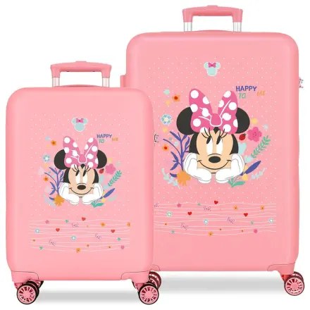 Disney Minnie Happy To Be Me ABS 2-delni komplet potovalnih kovčkov na koleščkih 55/65cm fotografija izdelka