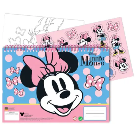 Disney Minnie Joy A/4 Spiralni skicirni blok s 40 listi in nalepkami fotografija izdelka