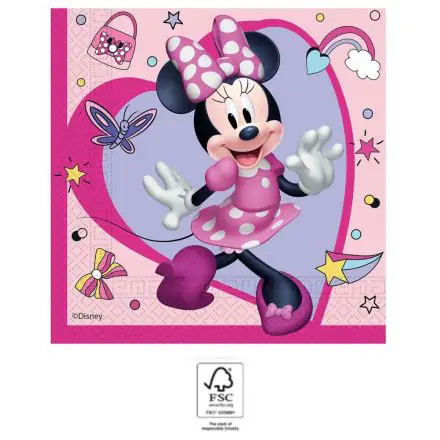 Disney Minnie Junior serviete 20 kosov 33x33 cm FSC fotografija izdelka