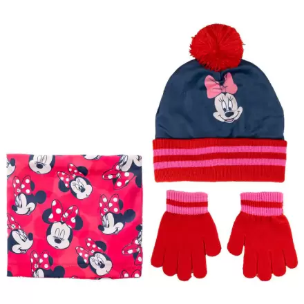 Disney Minnie otroški komplet snood, kapa in rokavice termékfotója