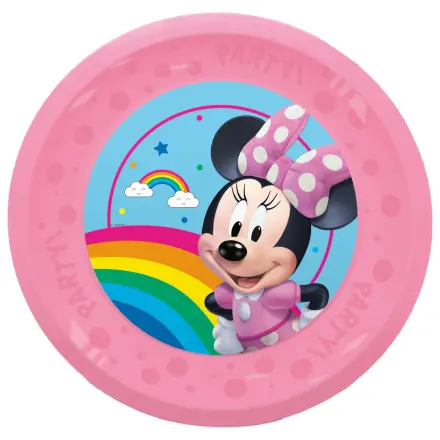 Disney Minnie Makes Me Smile mikro premium plastični plitvi krožnik 4-delni set 21 cm fotografija izdelka