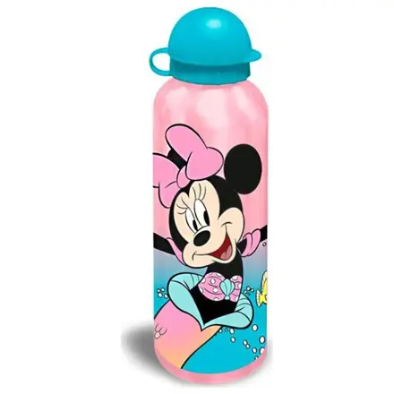 Disney Minnie Mermaid aluminijasta steklenica za vodo s pitnim pokrovčkom 500 ml fotografija izdelka