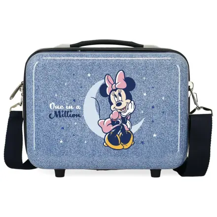 Disney Minnie One In A Million Denim ABS prilagodljiv kozmetični kovček 29cm fotografija izdelka