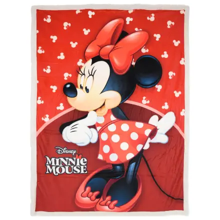 Disney Minnie Red sherpa odeja 140x190 cm fotografija izdelka