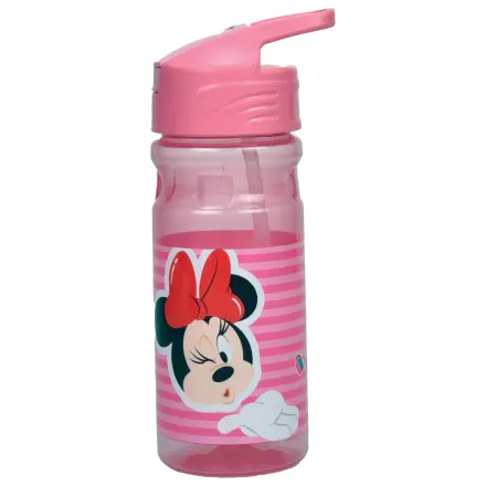 Disney Minnie Wink plastična steklenička za vodo s slamico 500 ml fotografija izdelka