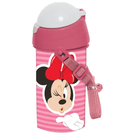 Disney Minnie Wink plastična plastenka za vodo s slamico in obešalnikom 500 ml fotografija izdelka