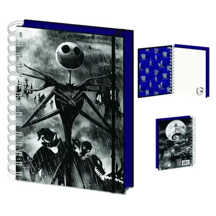 Disney Nightmare Before Christmas A5 lentikularni zvezek termékfotója