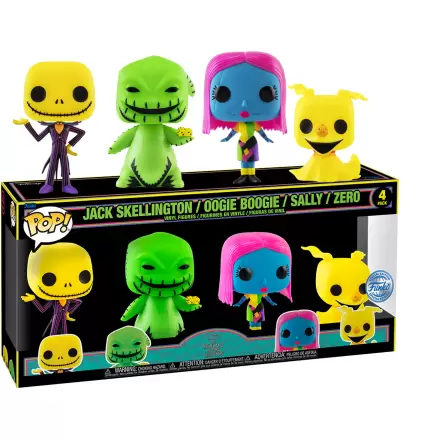 Disney POP! Movies Vinil Figura Set 4-pack Nightmare before Christmas (EMEA) 9 cm termékfotója