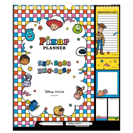 Disney Pixar Stenski planer 2026/27 30 x 34 cm fotografija izdelka